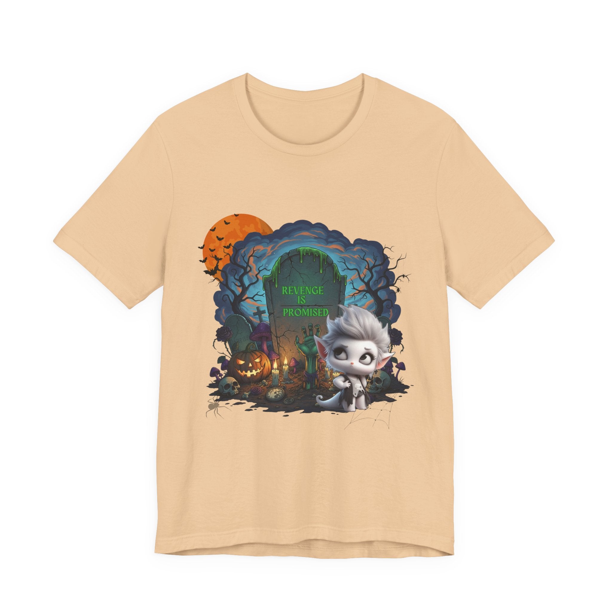 Spooky Kids' Halloween Tee, Ghostly Cute Halloween Shirt, Unisex Short Sleeve Halloween T-Shirt, Trick or Treat Shirt, Halloween Costume Top