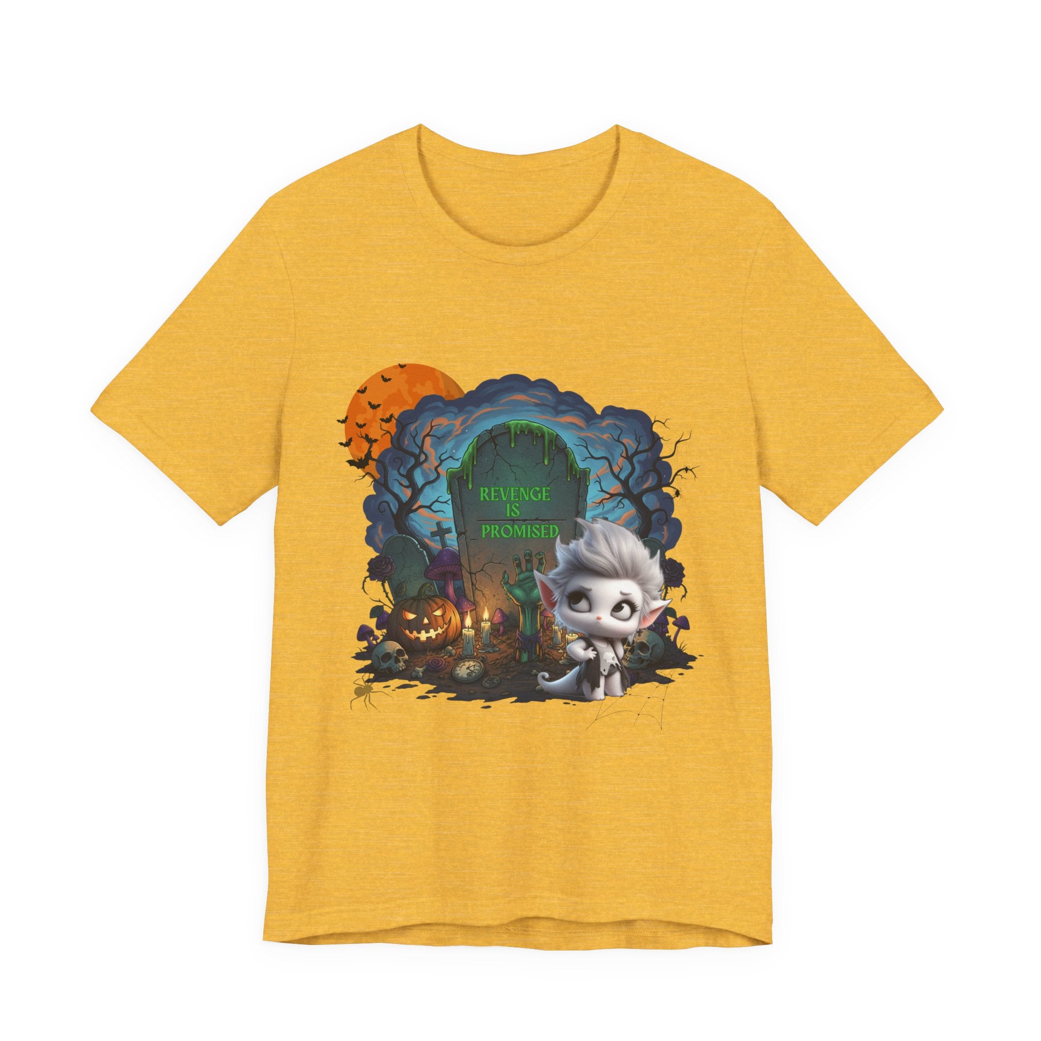 Spooky Kids' Halloween Tee, Ghostly Cute Halloween Shirt, Unisex Short Sleeve Halloween T-Shirt, Trick or Treat Shirt, Halloween Costume Top