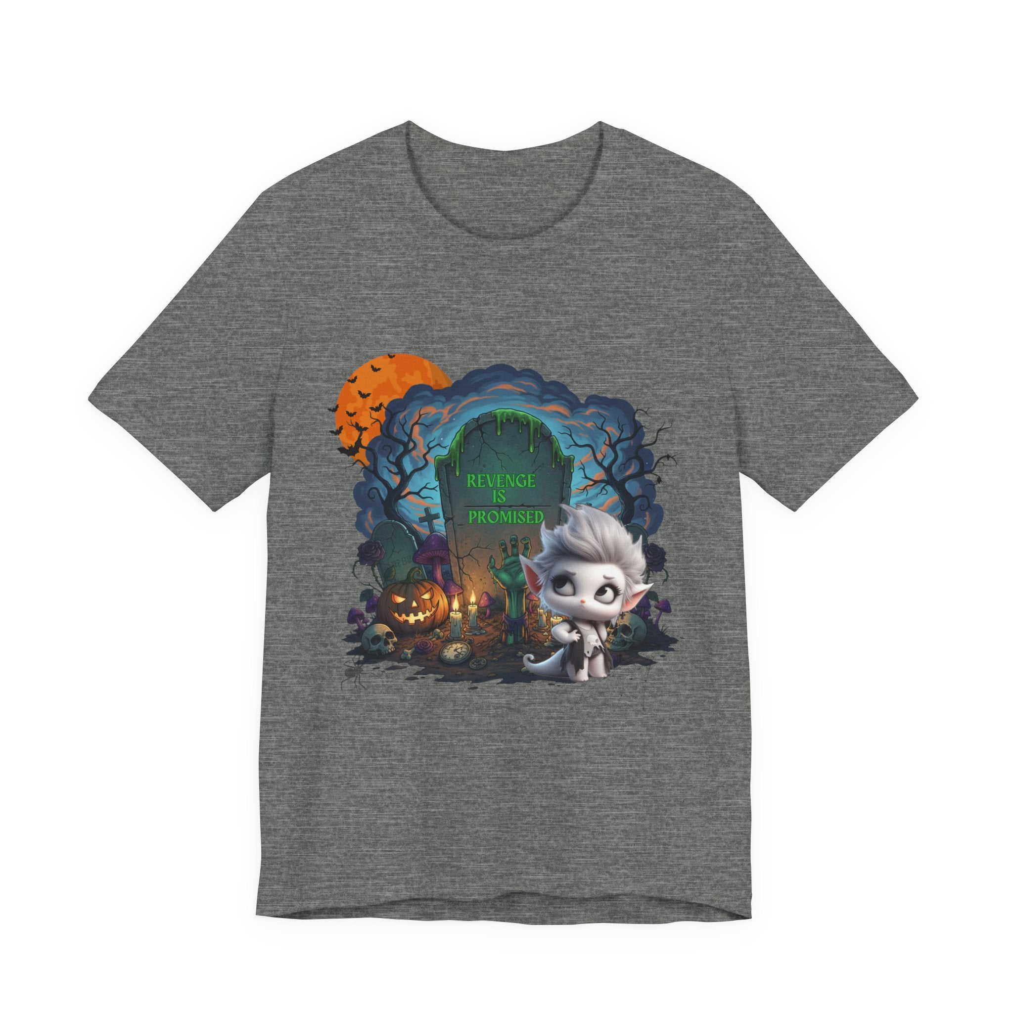 Spooky Kids' Halloween Tee, Ghostly Cute Halloween Shirt, Unisex Short Sleeve Halloween T-Shirt, Trick or Treat Shirt, Halloween Costume Top