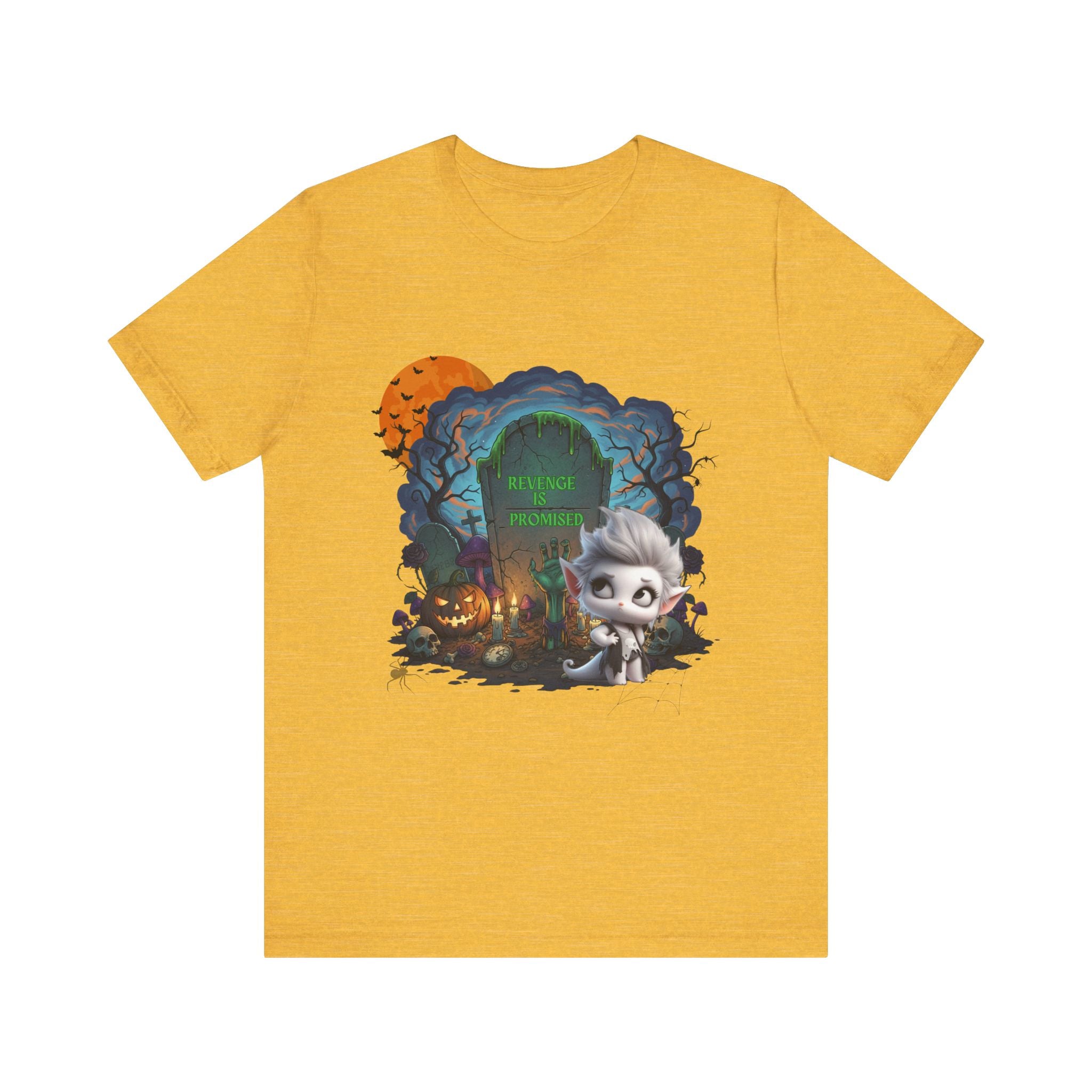 Spooky Kids' Halloween Tee, Ghostly Cute Halloween Shirt, Unisex Short Sleeve Halloween T-Shirt, Trick or Treat Shirt, Halloween Costume Top